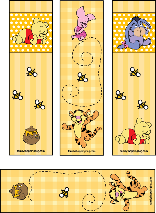 Winnie Pooh Bookmarks Bookmarks