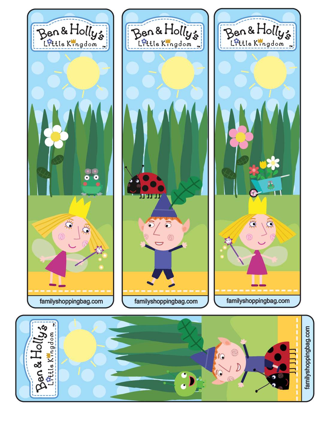 Bookmarks Ben & Holly Bookmarks