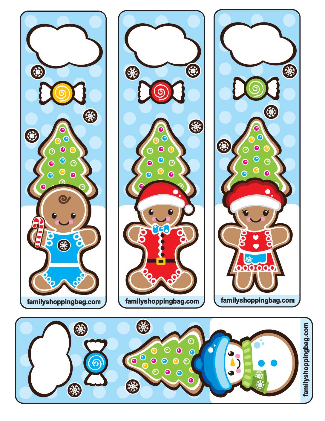 Bookmarks Christmas Bookmarks