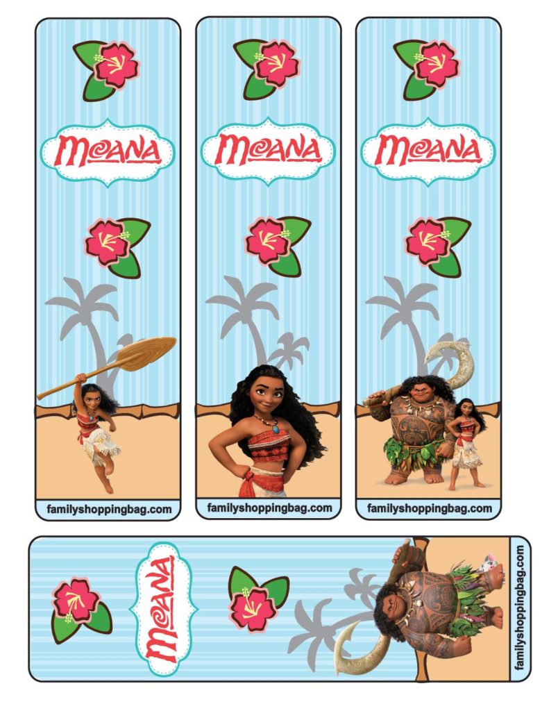 Bookmarks Moana  pdf