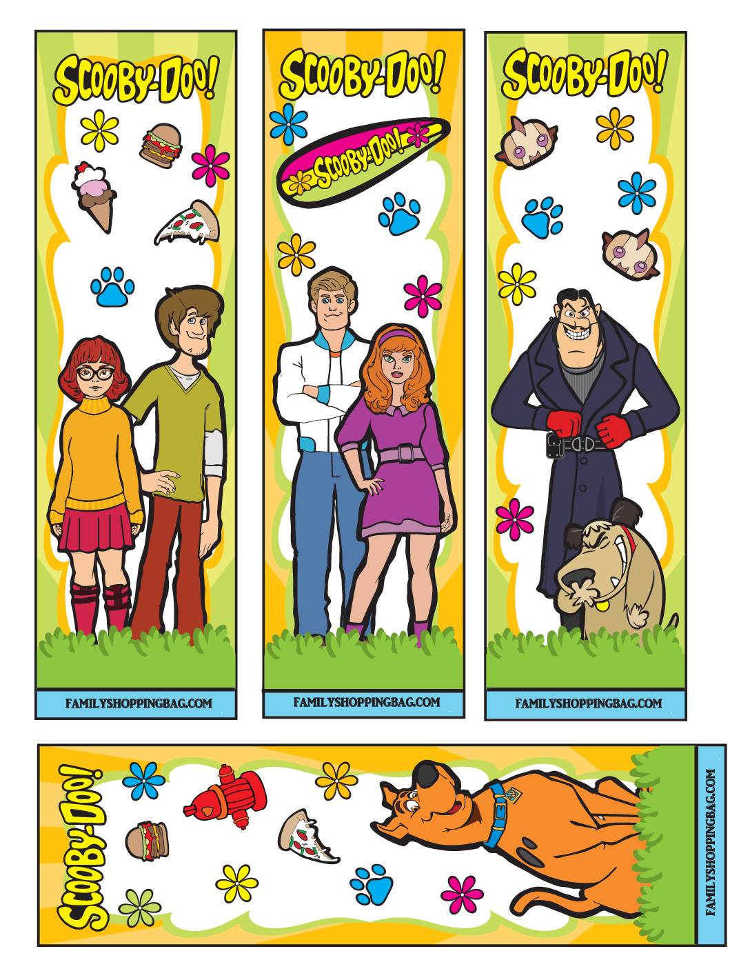 Bookmarks Scooby Doo Bookmarks