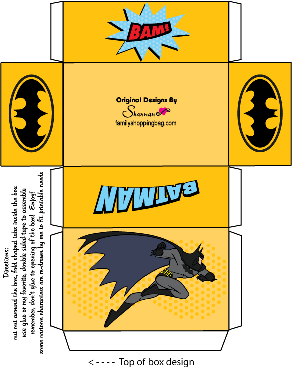 Batman Favor Box