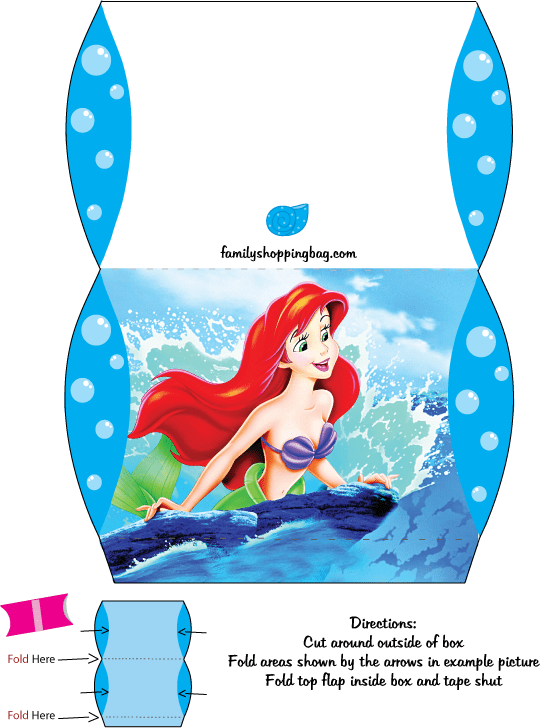 Box Little Mermaid