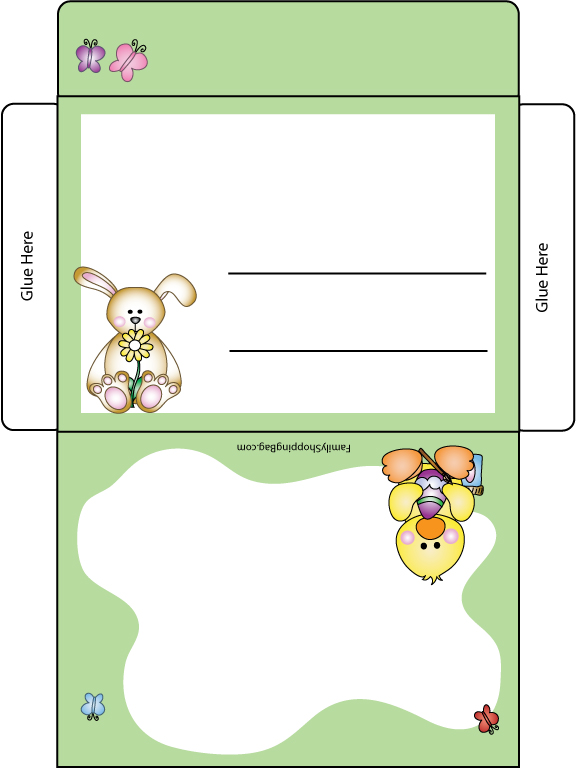 Bunny Mail Envelope 1 Invitations