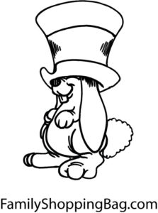 Bunny Wearing Hat Coloring Pages