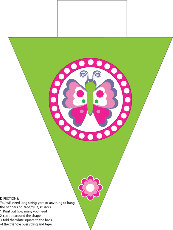 Butterfly Banner 2 Party Decorations