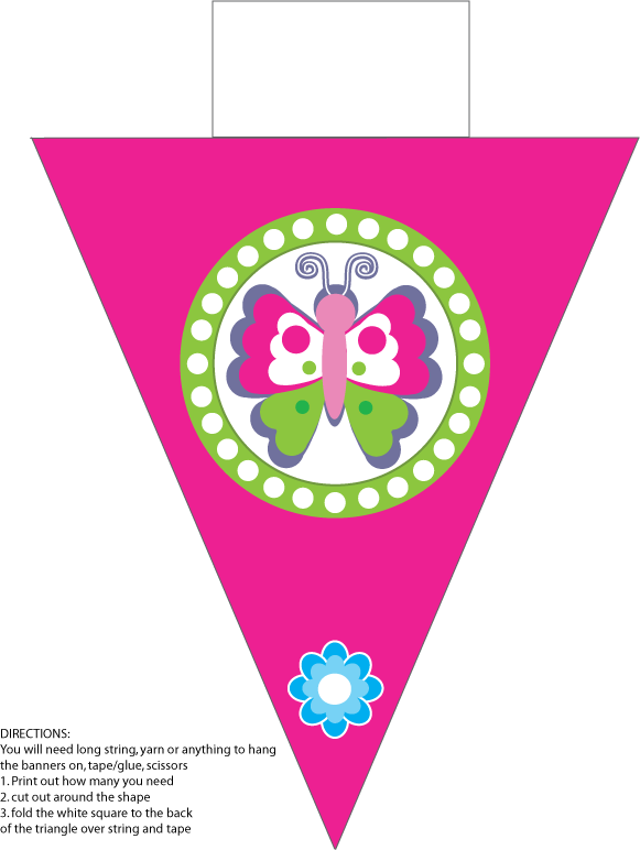 Butterfly Banner Party Decorations