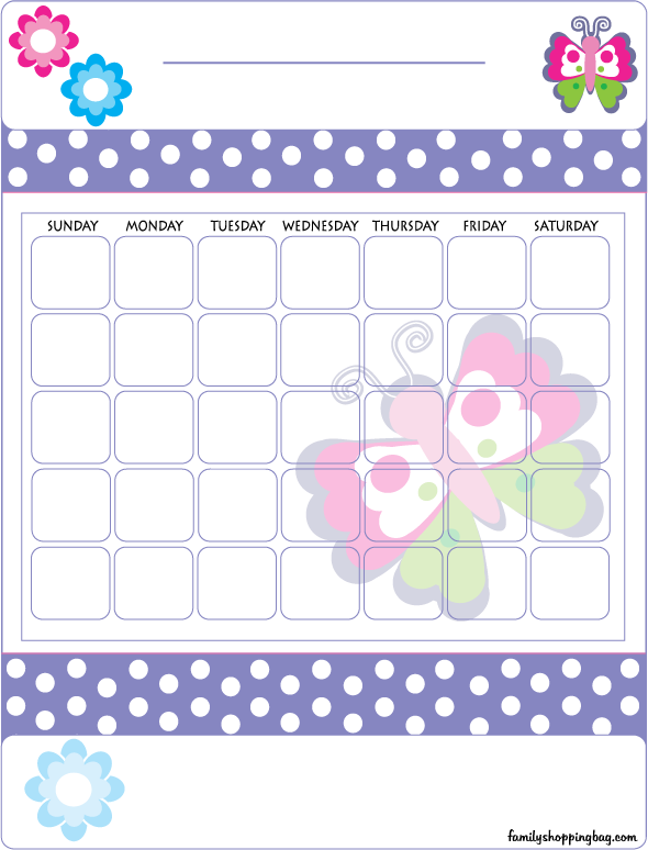Butterfly Calendar Calendars