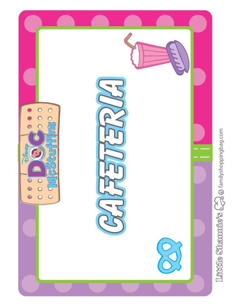 Cafeteria Sign Doc Mcstuffins  pdf