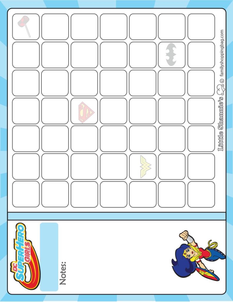 Calendar DC Super Hero Girls  pdf