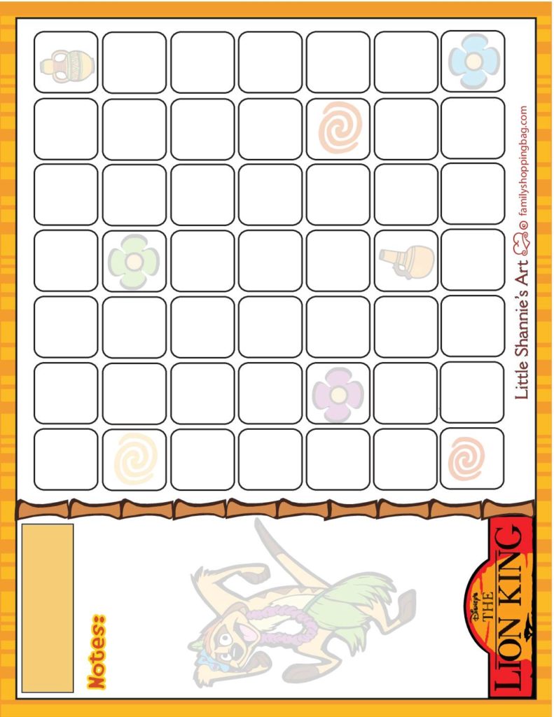 Calendar Lion King  pdf