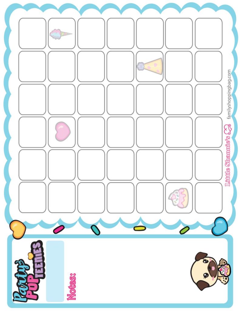Calendar Party Pop Teenies  pdf