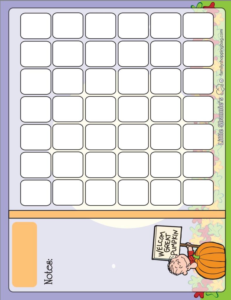 Calendar Peanuts Halloween  pdf