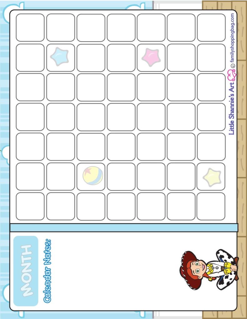 Calendar Toy Story  pdf