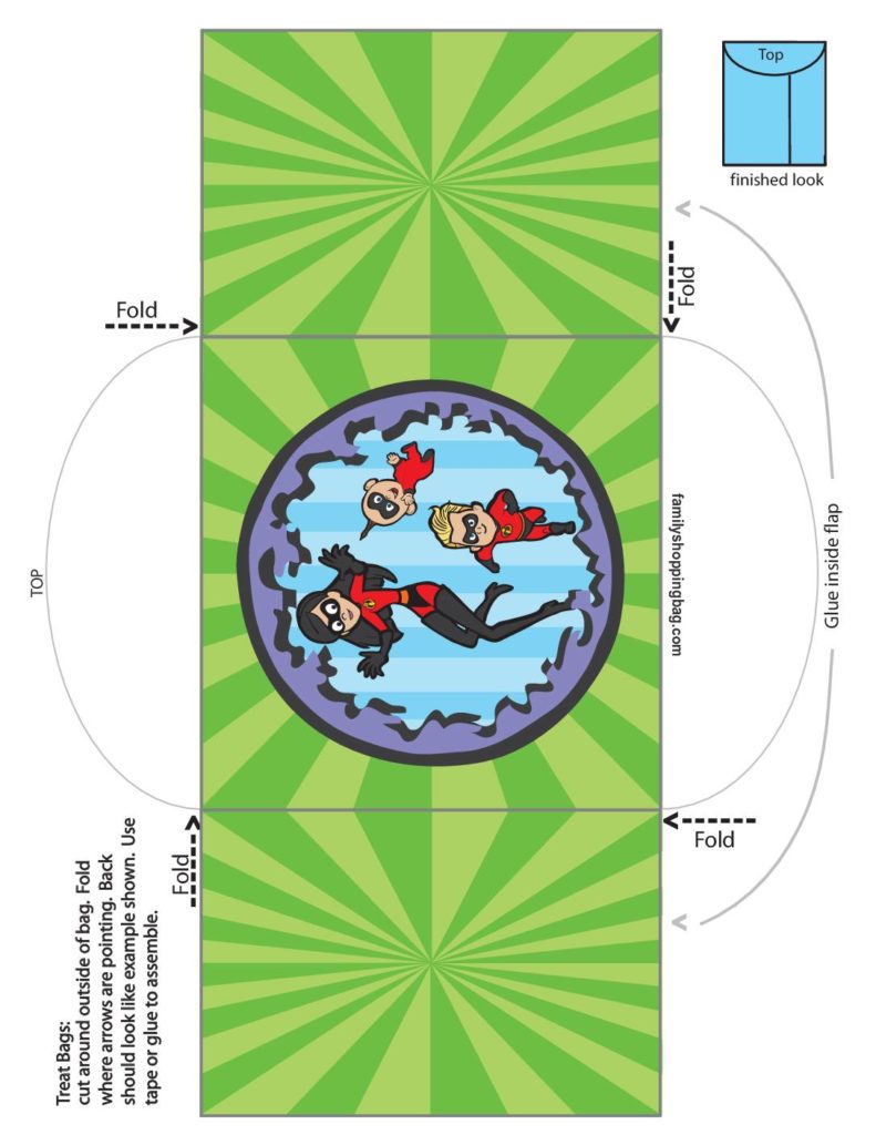 Candy Envelope Incredibles  pdf