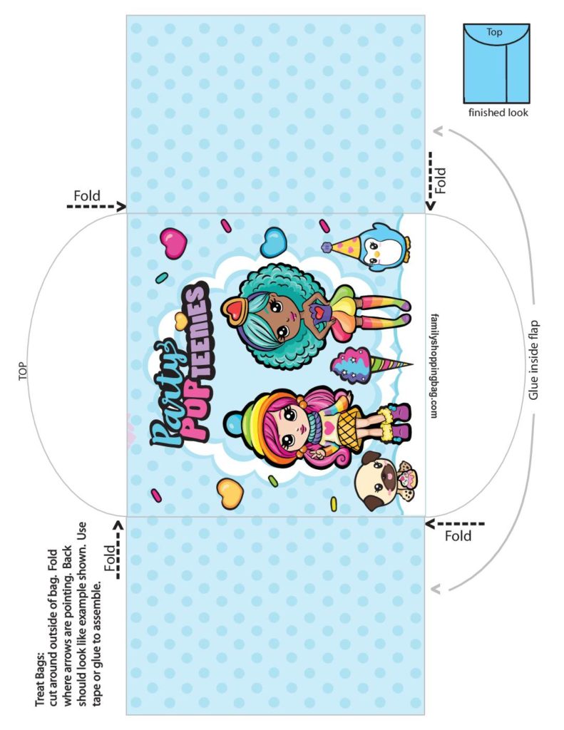 Candy Envelope Party Pop Teenies  pdf