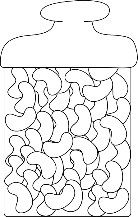 Candy Jar Coloring Pages