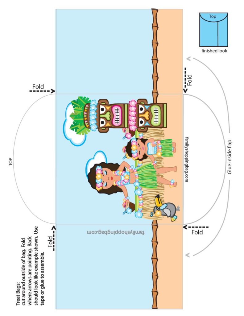 Candy Pouch Luau  pdf