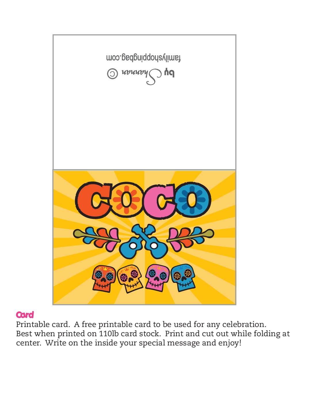 Card Coco Invitations