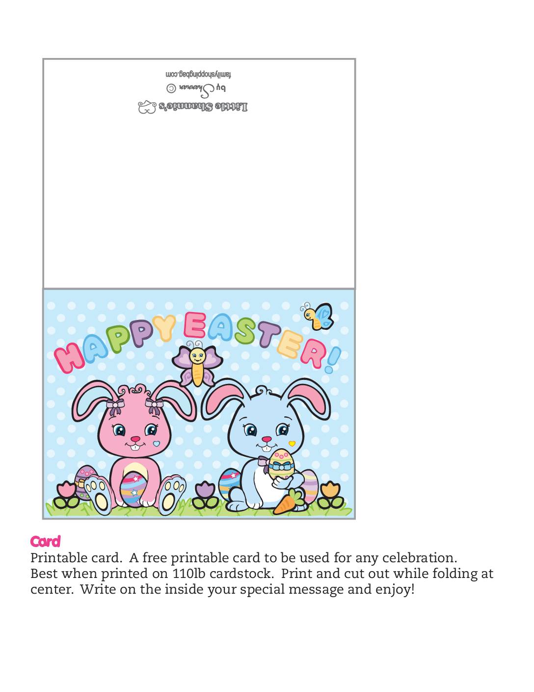 Card Easter Invitations