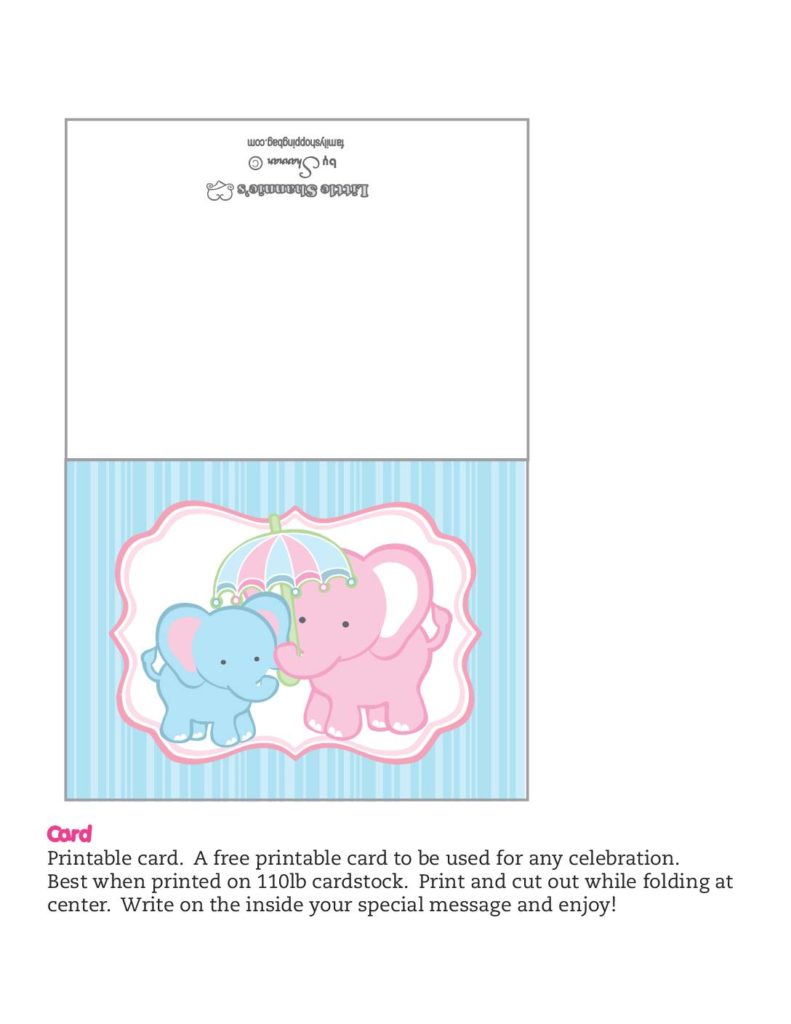 Card Elephant  pdf