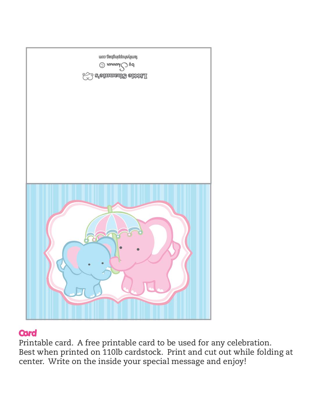 Card Elephant  pdf