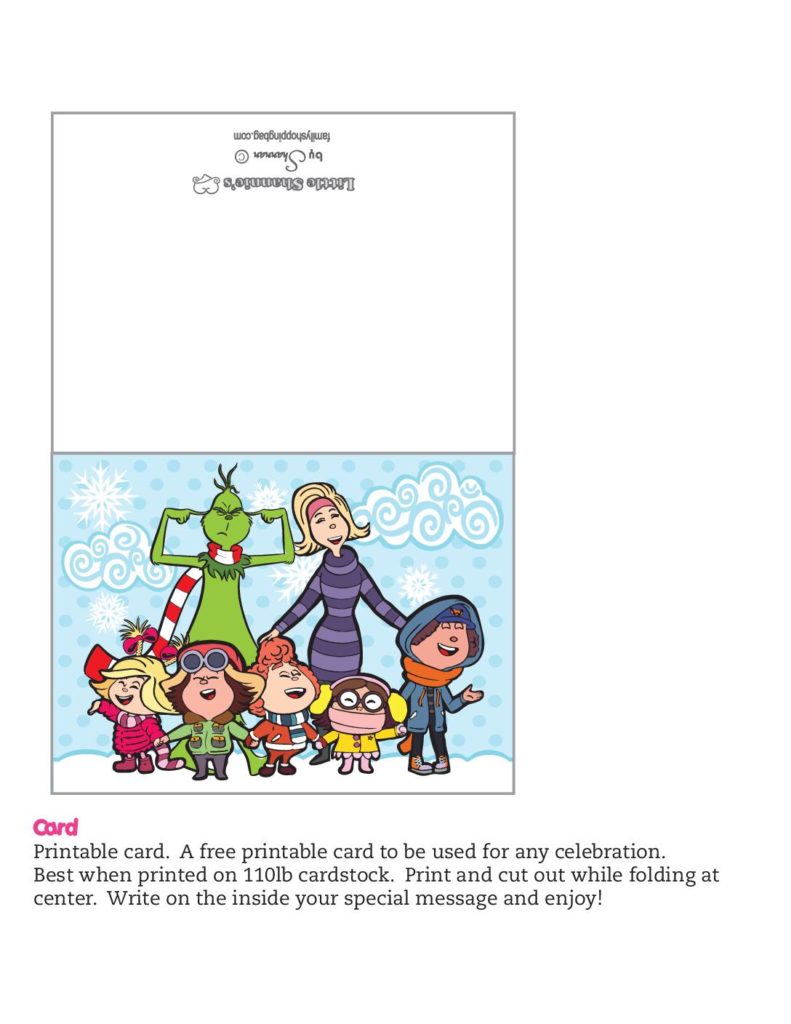 Card Grinch  pdf