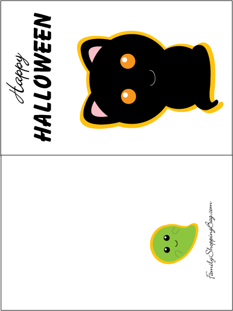 Card Halloween 2 Invitations
