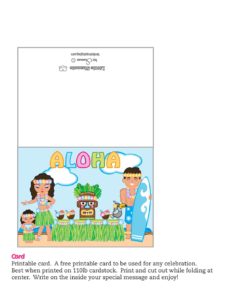 Card Luau  pdf