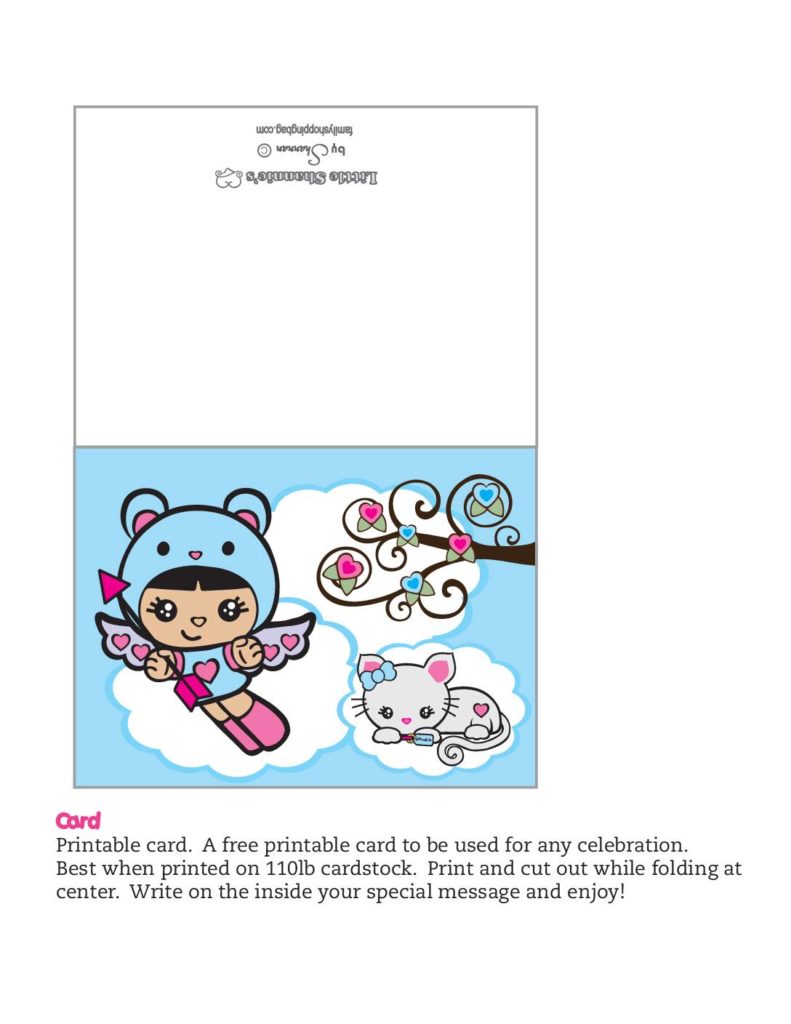 Card Valentine Shannies  pdf