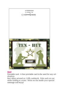 Card army  pdf