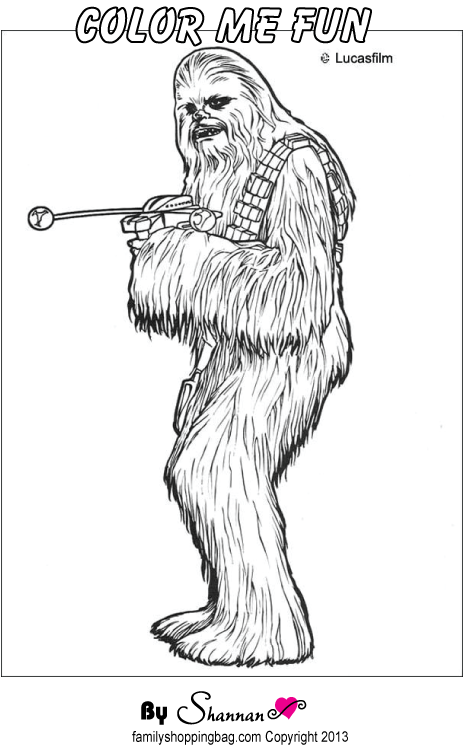 Chewbacca color Page Coloring Pages