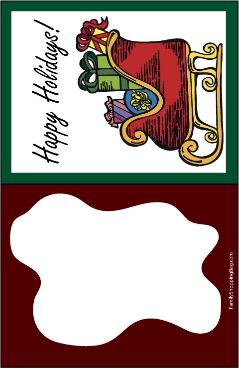 Christmas Card - Sleigh Invitations