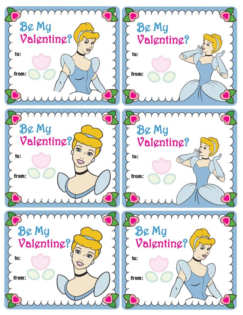 Cinderella Valentines  pdf