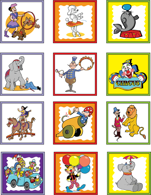 Circus Stickers Stickers