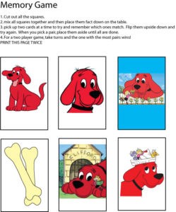 Clifford Memory Game Games