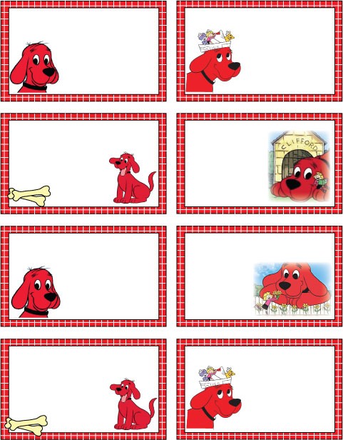 Clifford Tags Gift Tags