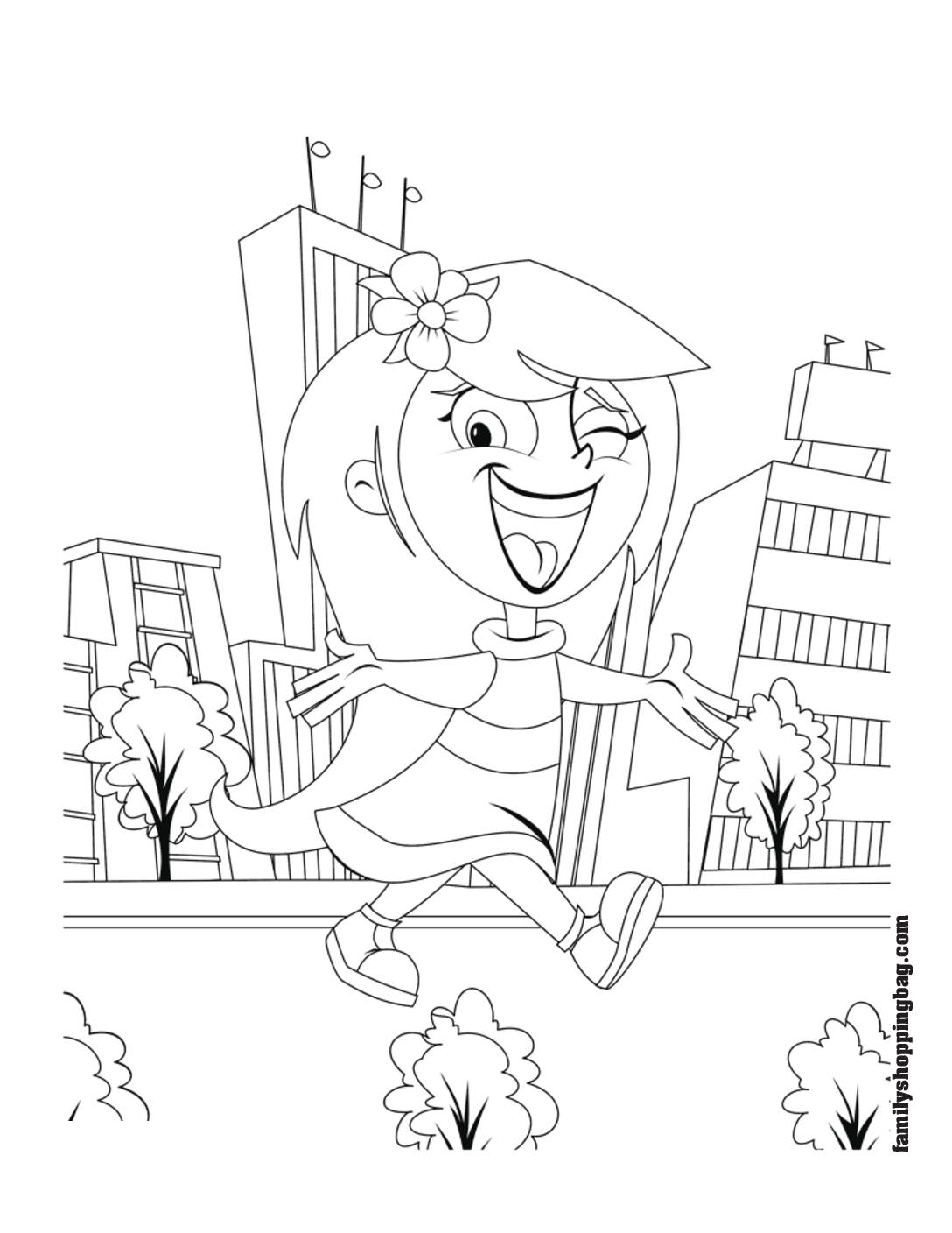 Color 4 Coloring Pages