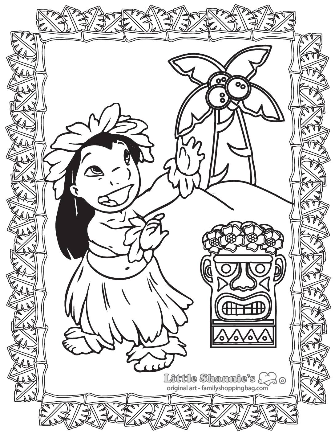 Color Page 3 Lilo and Stitch Coloring Pages