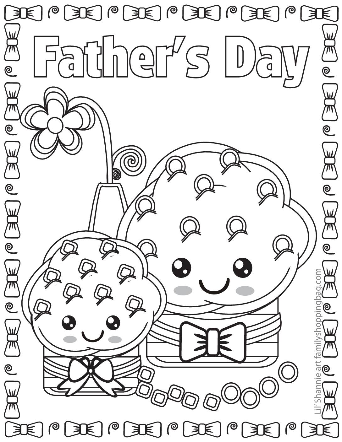 Color Page 4 Fathers Day Breakfast Coloring Pages