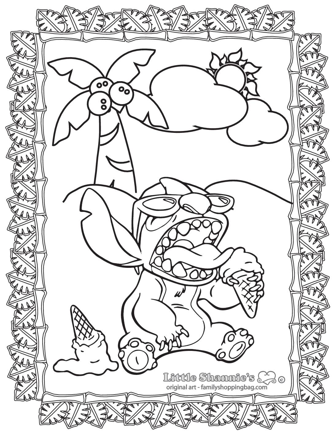 Color Page 5 Lilo and Stitch Coloring Pages