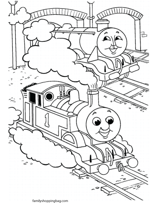 Thomas Tank Color Page Coloring Pages