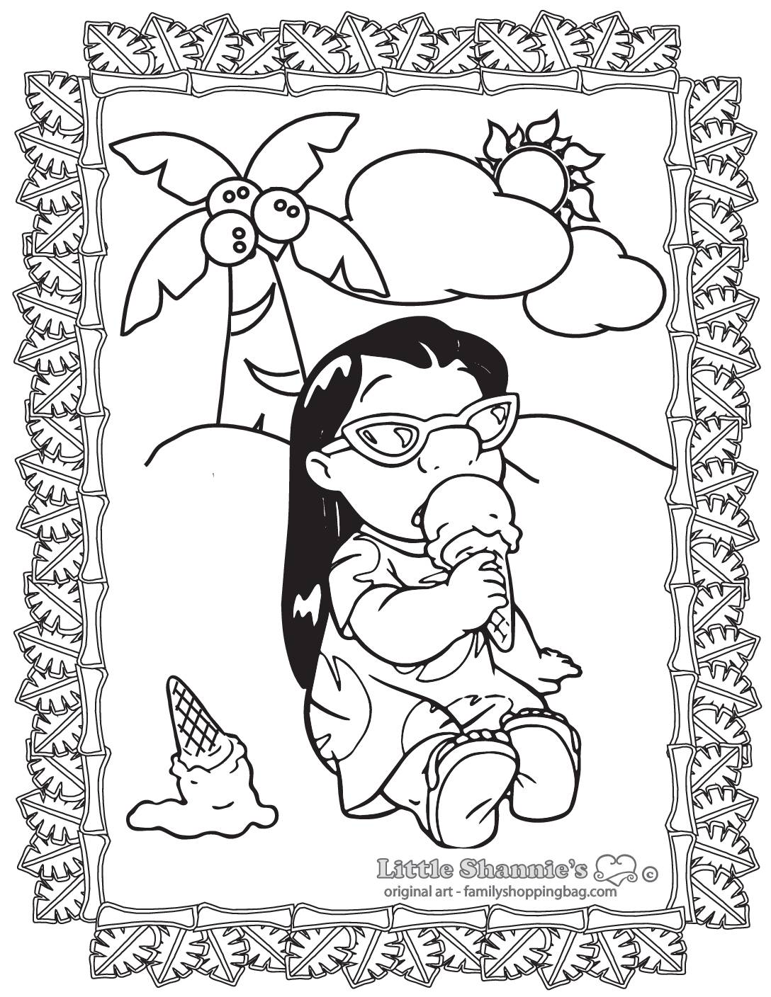 Color Page 6 Lilo and Stitch Coloring Pages
