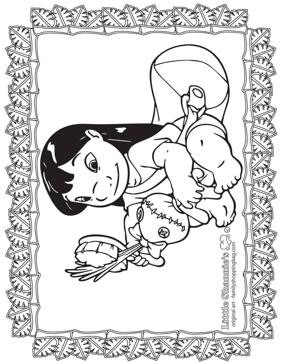 Color Page 8 Lilo and Stitch Coloring Pages