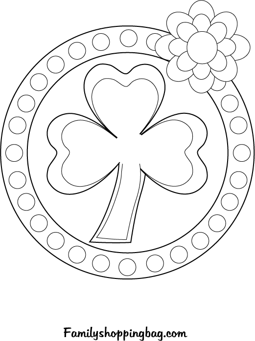 Color Page St. Patricks Day printable Coloring Pages