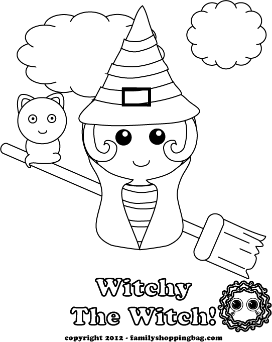 Color Witchy Coloring Pages
