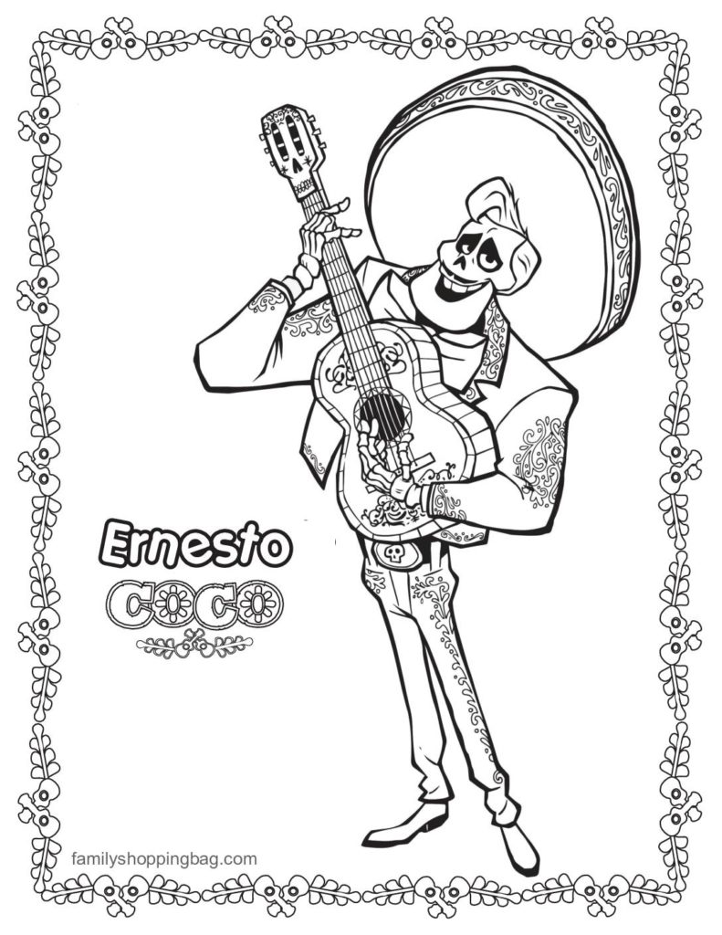 Coloring  Page Coco  pdf