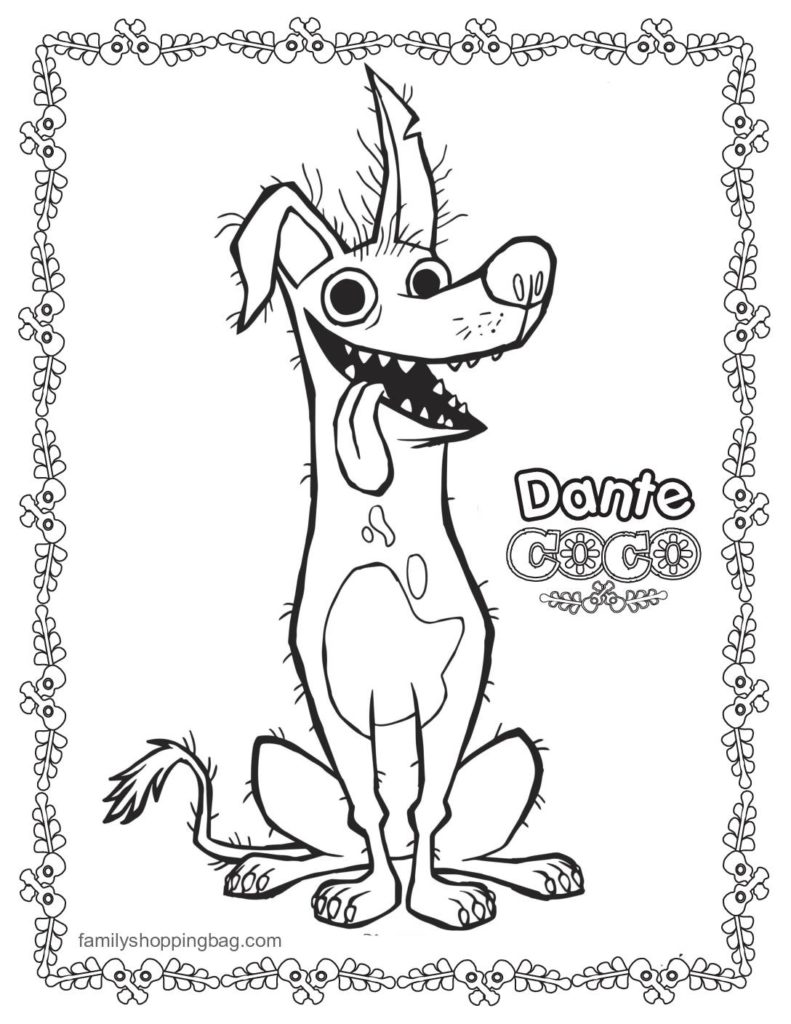 Coloring  Page Coco  pdf