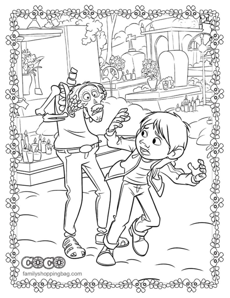 Coloring  Page Coco  pdf