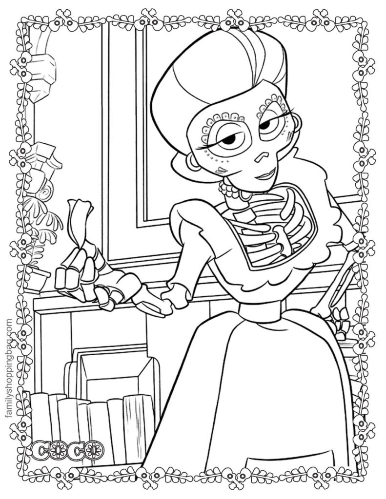 Coloring  Page Coco  pdf